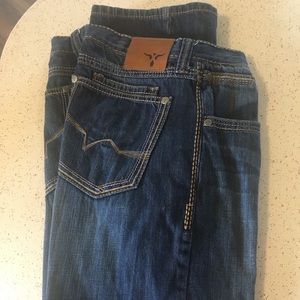 2 pairs Wrangler extreme jeans 32x34
